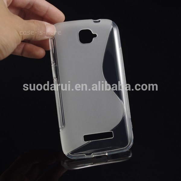 Transparent S line TPU Cover Case for Alcatel One Touch Pop C7 OT-7041D OT-7040E OT-7041X OT-7040A-Suodarui