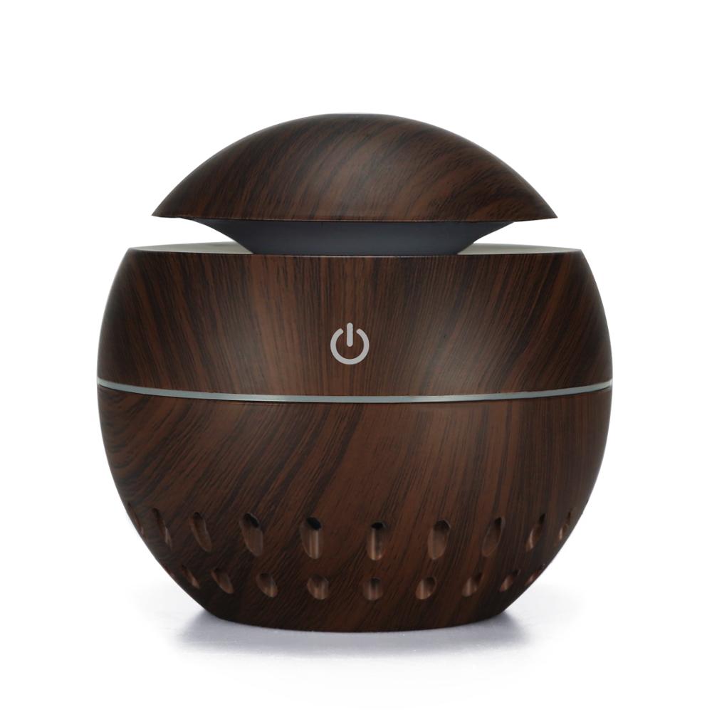 Portable Mini Home USB Purifier Atomizer Air Purifier Diffuser, Wood Grain Bedroom Car Three-In-One Humidifier