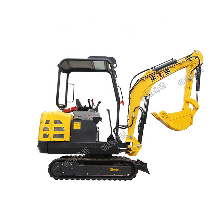 1 ton Chinese mini excavator with rubber track