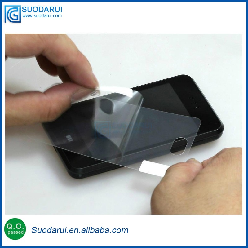 Clear LCD Screen Protector Film Foil Saver for Samsung Xcover 550 with Cloth