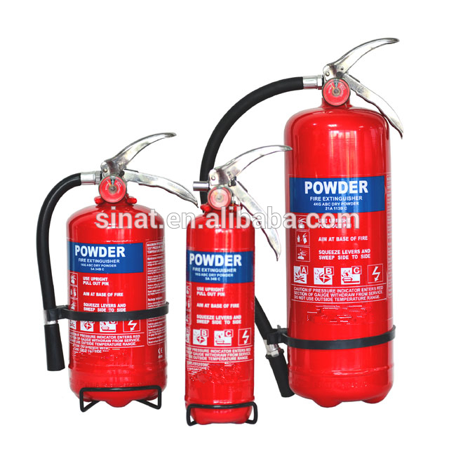 2.5LB 1kg powder ABC Mexico fire extinguisher with stainless steel valve