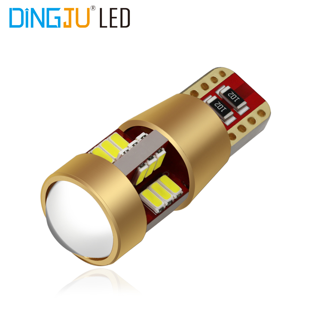 Factory Direct T10 27smd 3014 Car Led Canbus W5w Bulb 2.8w 157lm Decoding Interior Light Reading Lamp With Cheapest Price