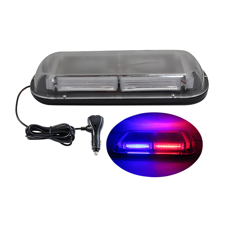 Hot sale dustproof rotating police light led blue red mini lightbar for vehicle