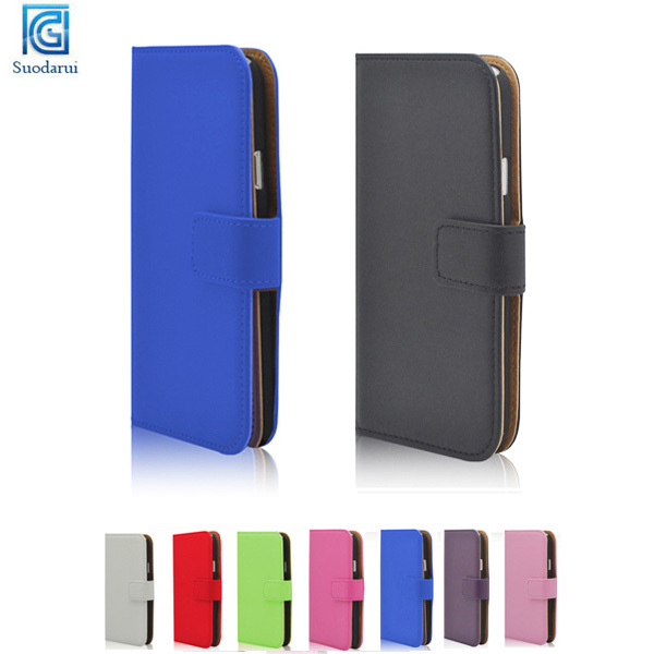 Mix colors Book Leather Stand leather Wallet Case for huawei Ascend G7