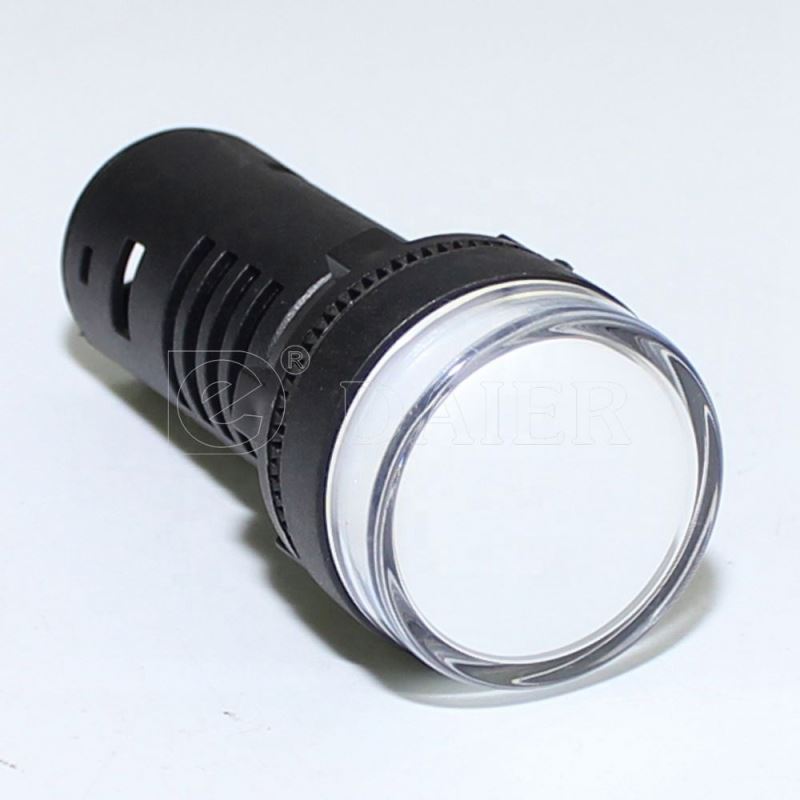 Plastic 22MM Mounting Size Screw Terminal Led Dual Color Indicator Light