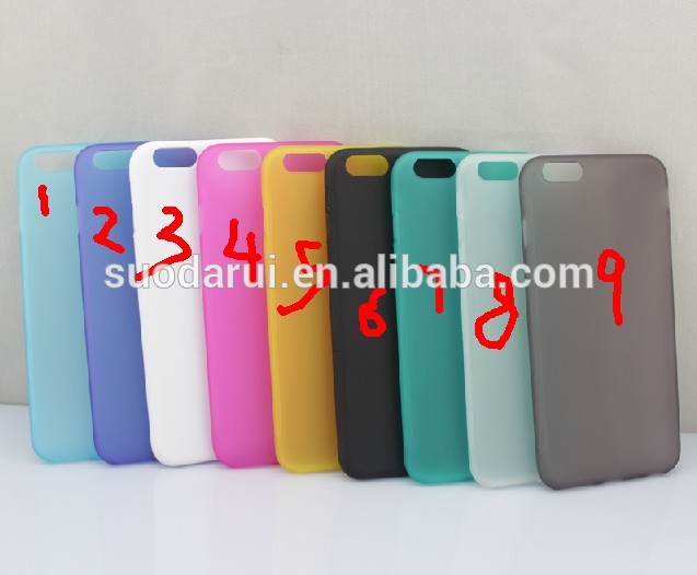 Matte Cover Soft TPU Silicon Case for iPhone 6 4.7