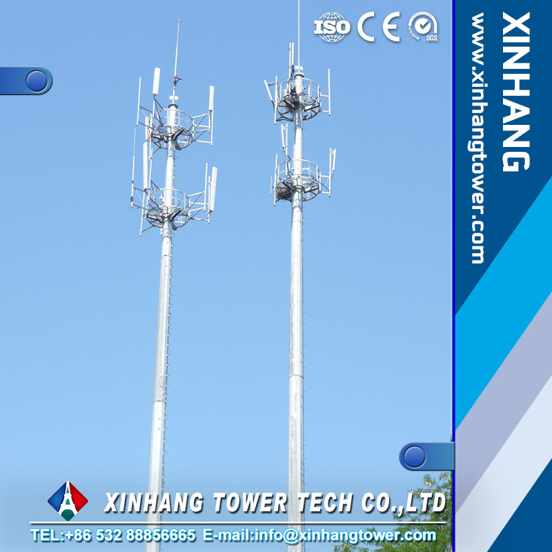 tree plant type and fiberglass material steel communication tower angle iron tower