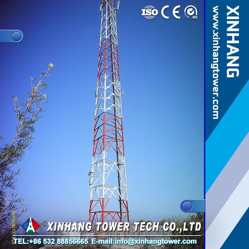 40m four legged self supporting communication tower wifi communication tower