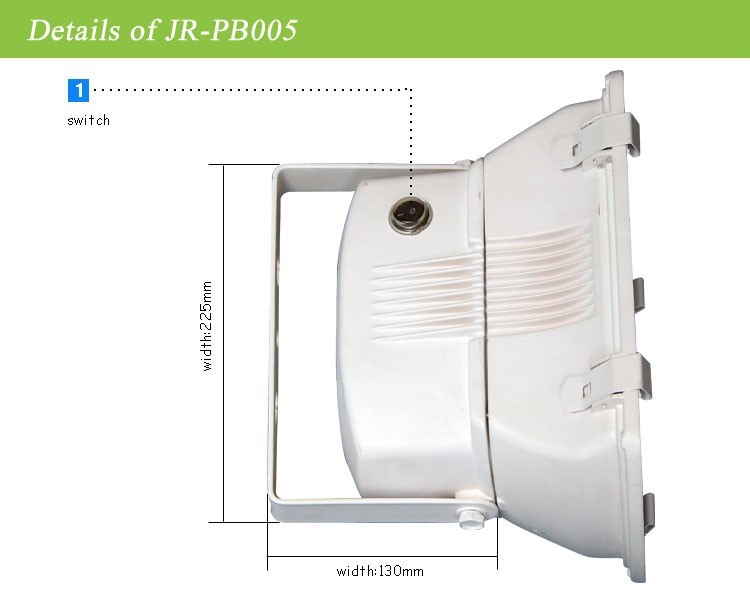 Hot new products for 2019 solar advertising sign flood lights by China Supplier JR-PB005 40W