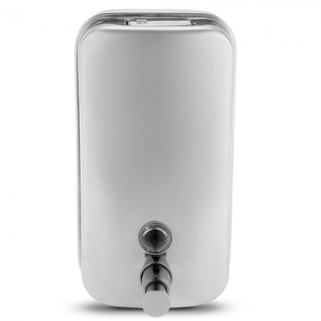 800ml Stainless Steel Soap Sanitizer Dispenser Wall Mount Kitchen Shower Bath