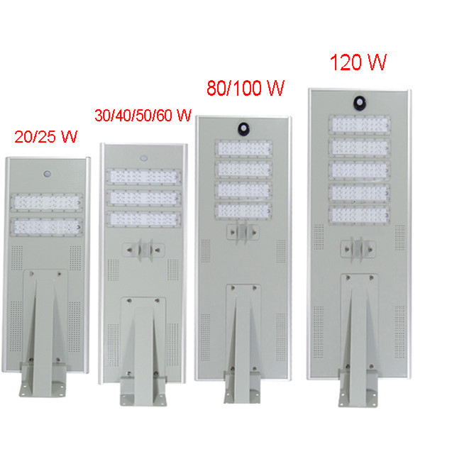 High Quality All In One Solar Street Light Aluminum LED Outdoor Lighting