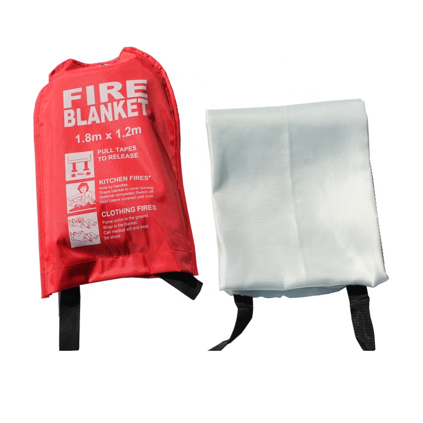 1.2x1.8m nylon bag packed type home fire blanket price on sell