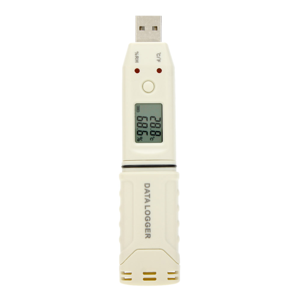 GM1365 LCD Display Digital Temperature Meter Thermometer Hygrometer Recorder with USB Interface Alarm Function Termometro