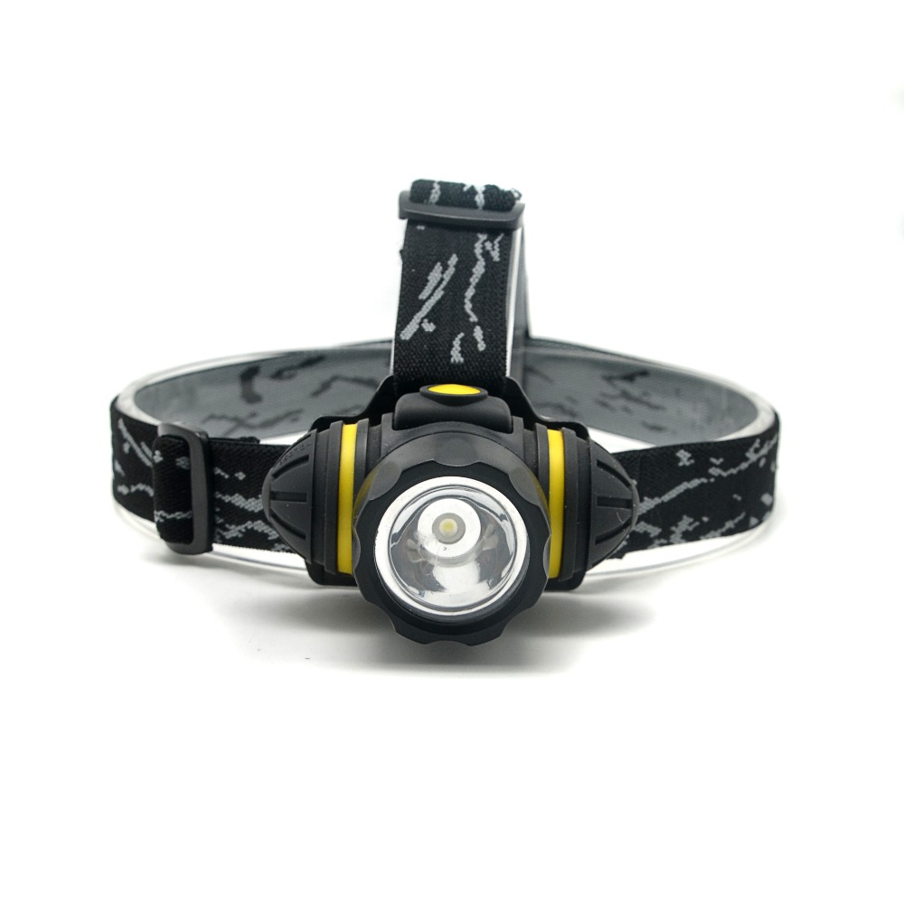 Mini Small  High Power 3*AA Battery Waterproof Led Headlamp For Night Run Hiking Camping