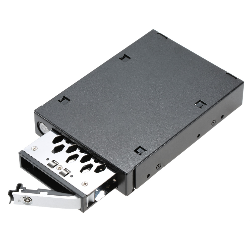 Hot Swap Single Bay 2.5 SATA/SAS III Hard Drive Enclosure HDD&SSD Tray Caddy Internal Mobile Rack Docking Station with Key Lock