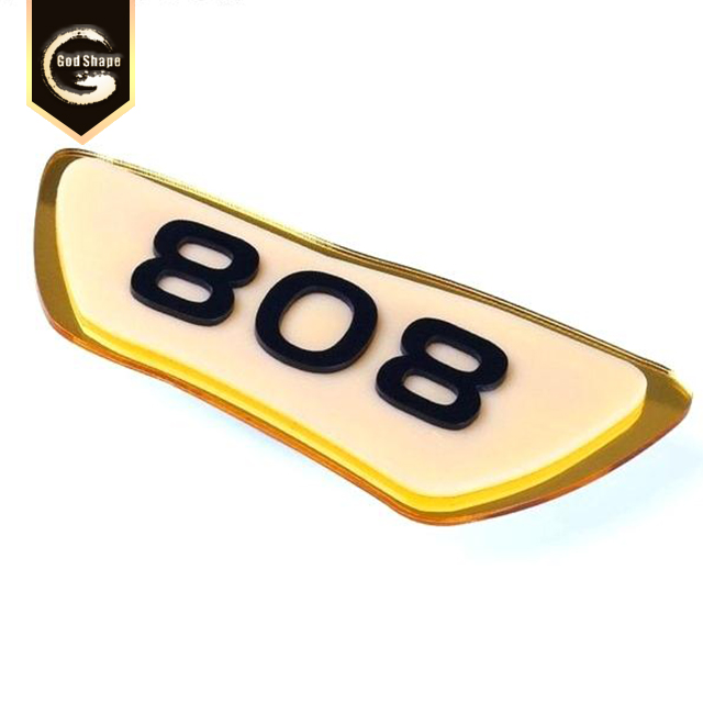 Wholesale hotel home corten steel metal number door plate
