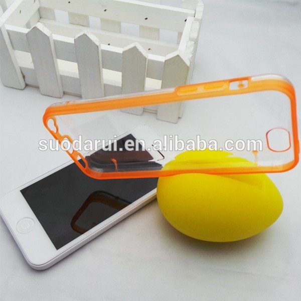 For iPhone 5C TPU Bumper PC Cover Fluorescent Glowing Hard Case