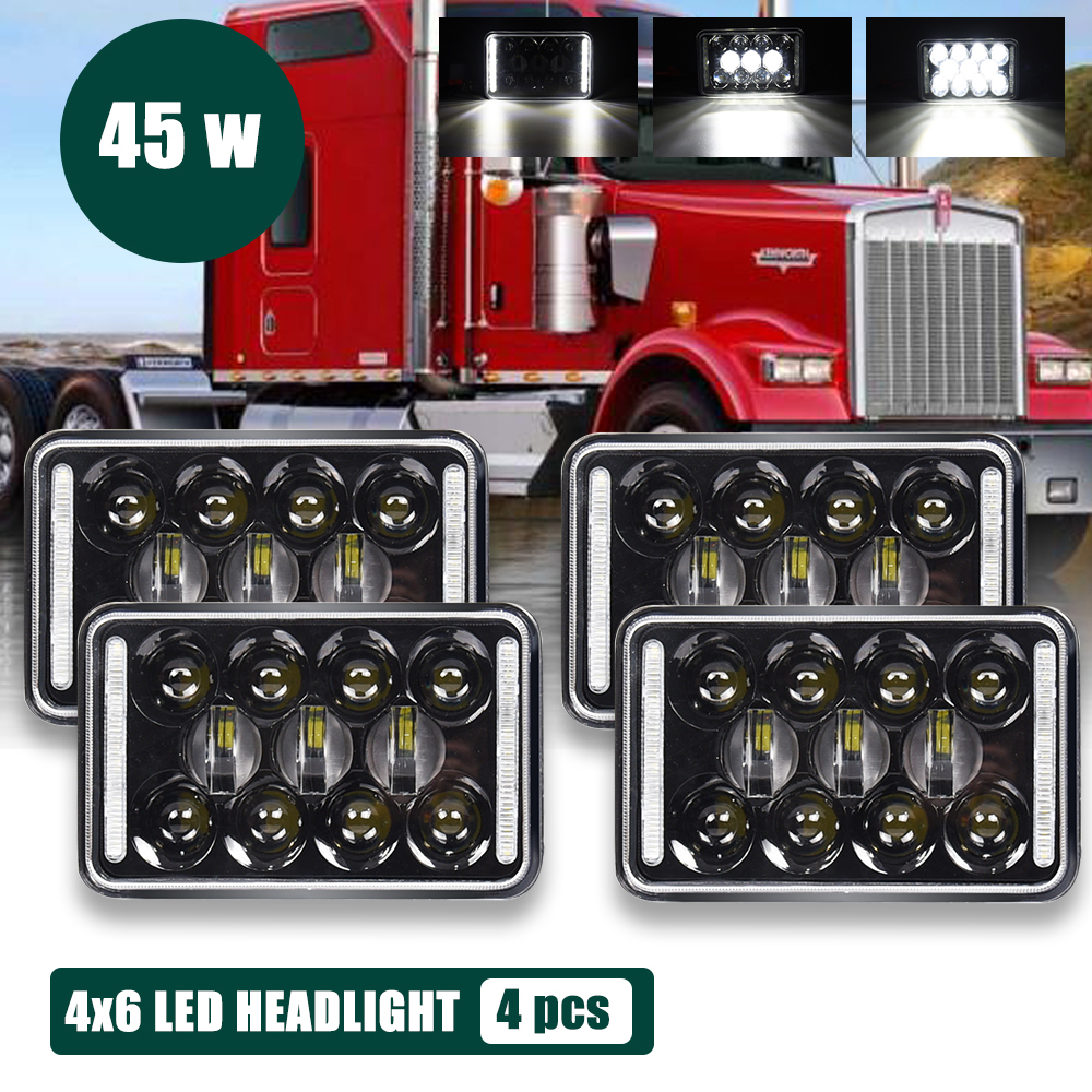 10-30V Wholesale 4X6 Inch Car Truck Led Headlight