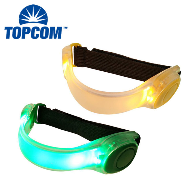 Glowing Band Safety Warning Portable Wristband for Riding Bike Bicycle Party