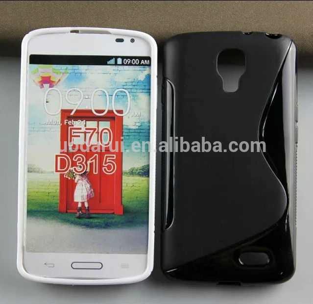 S-line Tpu case cover For LG F70 D315 Factory price Mix color