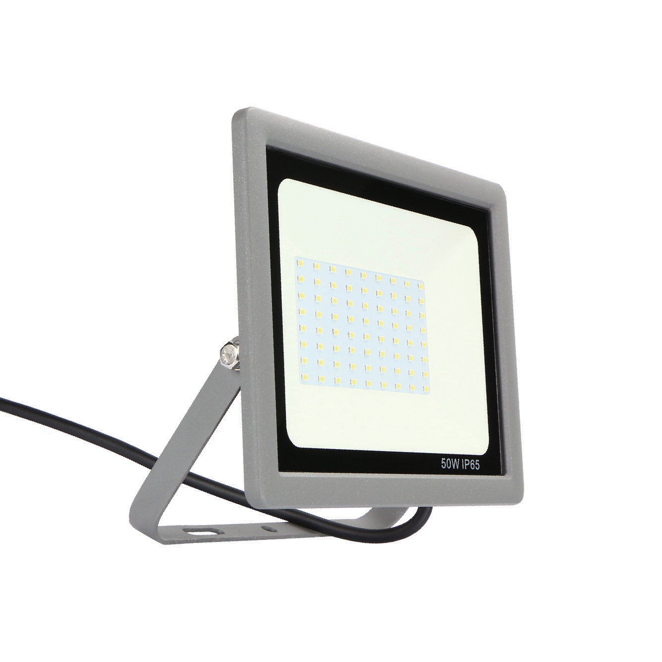 90lm/w Black Ip65 Fixtures 100w Path Walkway Lawn Dusk To Dawn Knuckle Mount Led Flood Light