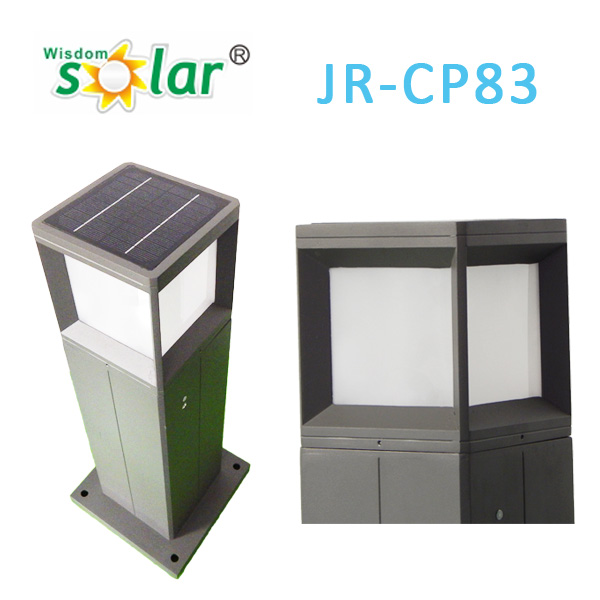 Aluminum Solar garden lawn walkway lantern lights with CE