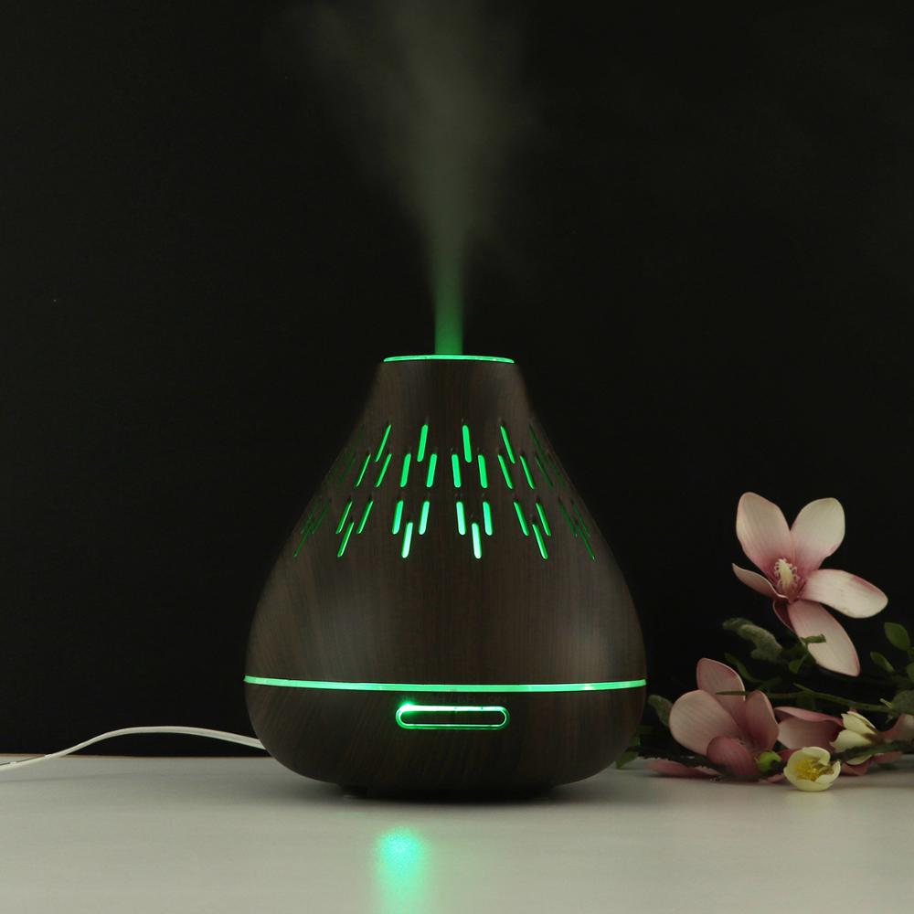 2019 New Design Ultrasonic Aroma Diffuser Humidifier, Essential Oil Aroma Diffuser Wood, Luxury Ultrasonic Aroma Diffuser