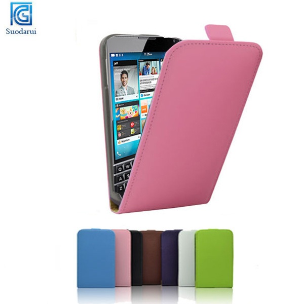 Mix colors slim Leather Flip Case cover for blackberry passport