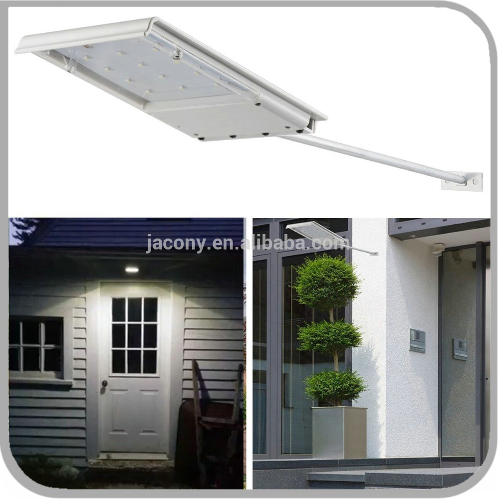 Waterproof 15 LED Solar Sensor Ultra-thin Outdoor Wall Street Light Garden Lamp (JL-4528)