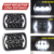 wholesale car long range three years warranty super bright 5x7 led headlight