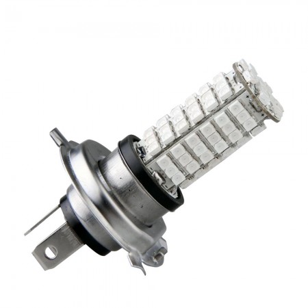 H4 102 3528 SMD Blue LED Car VEHICLE Light Bulb Lamp 12-24V