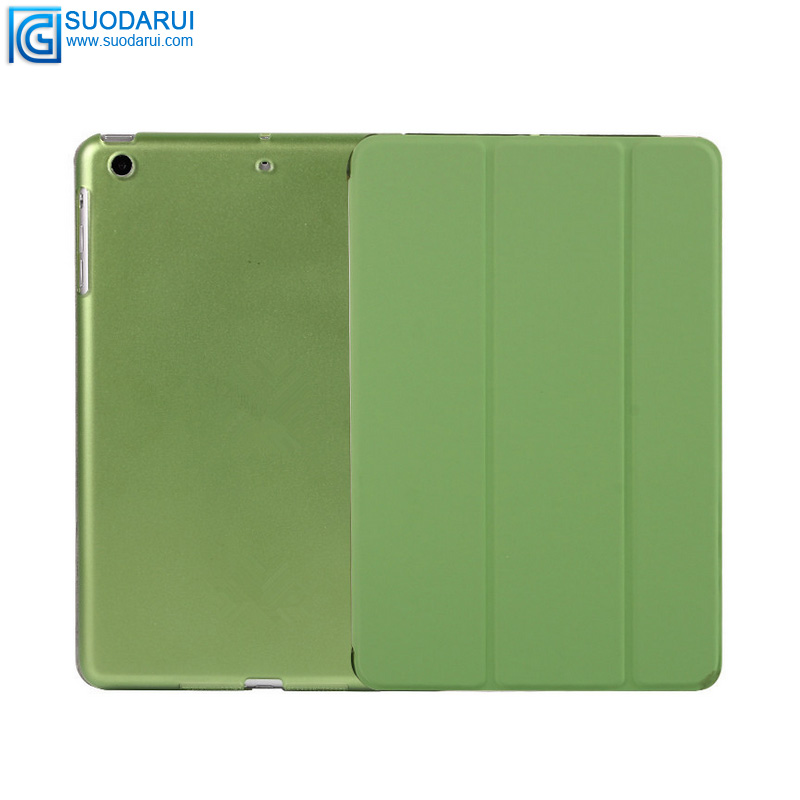 Navy blue Smart sleep case for apple ipad 9.7 2018 flip stand leather case with Back cover