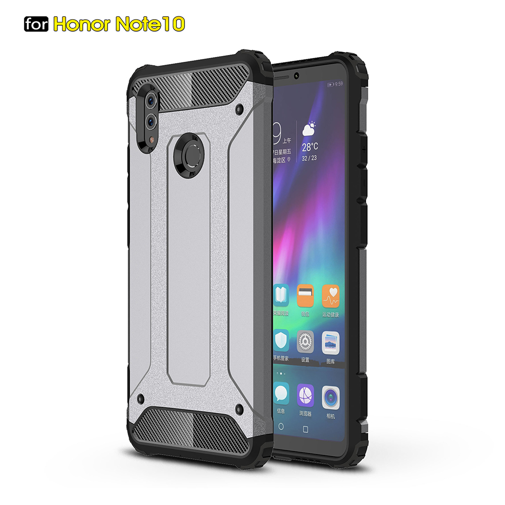 TPU+PC 2in1 drop Silicone Rubber Armor Hard case For Huawei honor Note 10
