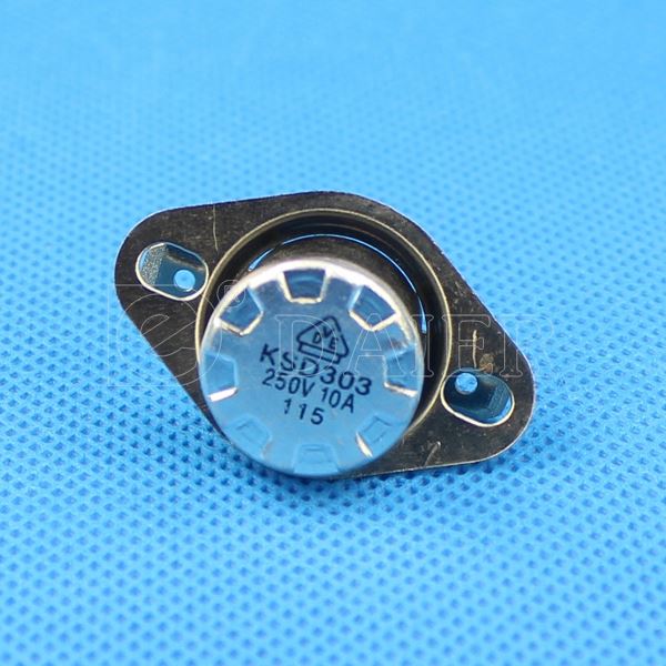 75~185 Degree Temperature Switch Bakelite KSD Thermostat 10A 250V