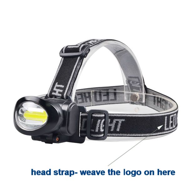 3W COB LED Headlight 3 AAA Battery Outdoor Superbright LED COB Headlamp