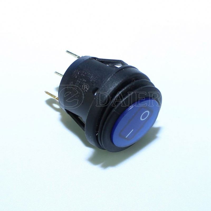 Single Pole ON OFF Water Proof Round Rocker Switch