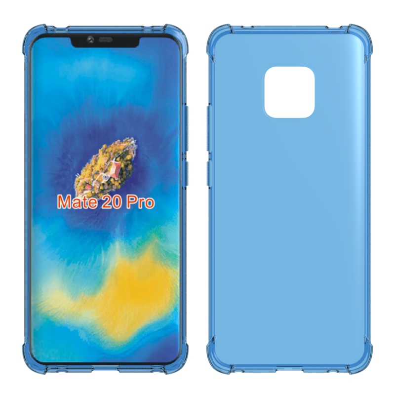 For Huawei mate 20 pro Transparent Shockproof cover soft Tpu drop Protect case
