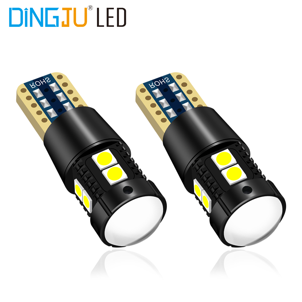 China Factory Seller Led T10 194 10smd 3030 Car Bulb 12v 217lm Canbus W5w Decoding Licence Plate Light Manufacture