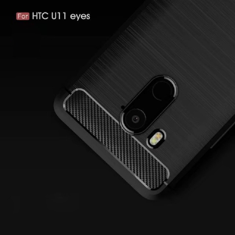 New Arrival Carbon Fiber Tpu case For HTC U11 eyes brushed tpu soft cover For HTC U11 eyes
