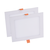 Smd Pc Aluminum 80lm/w New High Quality 3w Recessed 18w Two Color Led Mini Ultra Thin Panel Light