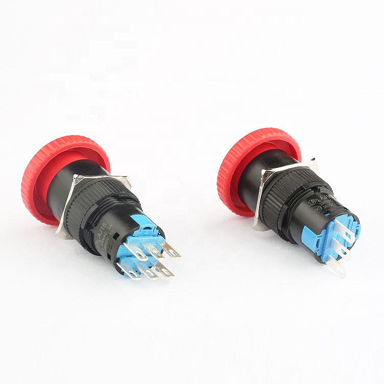 Yongxing emergency stop switch momentary waterproof rotary switch red color