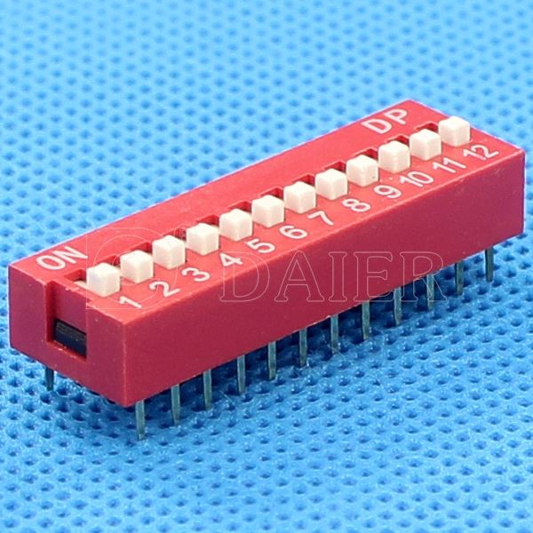 DS Series 1~12 Position Dip Right Angle switch