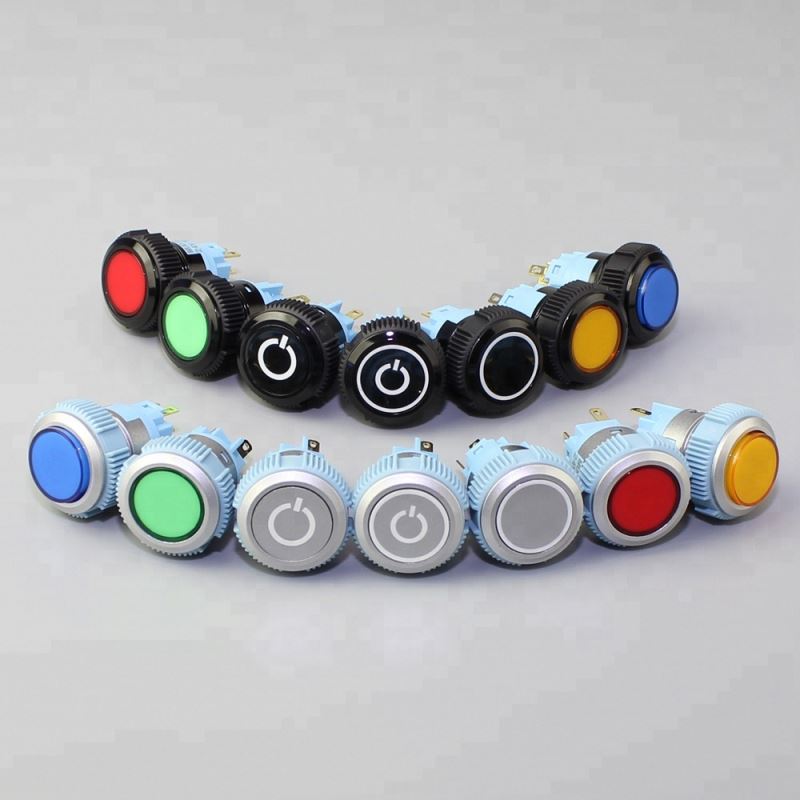 IP67 NO NC Normally Open Slot Machine Push Button
