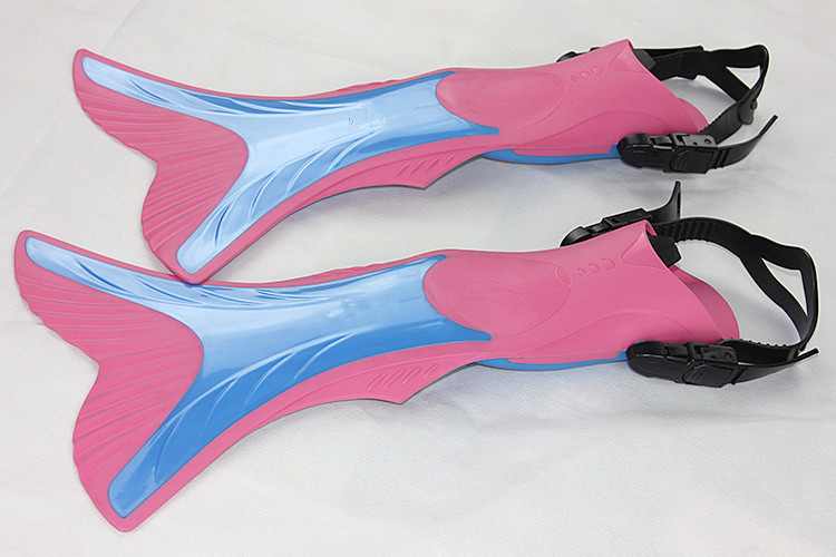 Adjustable PP+TPR Training swimming fins for kids Scuba Snorkeling Gear, Swimming & Water Sports Diving Flipper