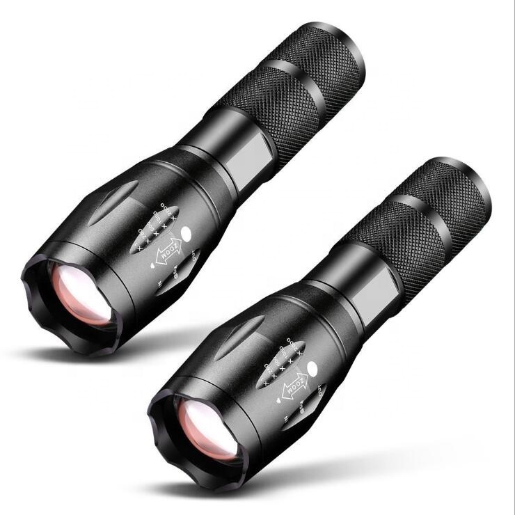 High Quality Powerful Led Flashlight 5model Zoomable Adjustable 1000 Lumen Flashlight