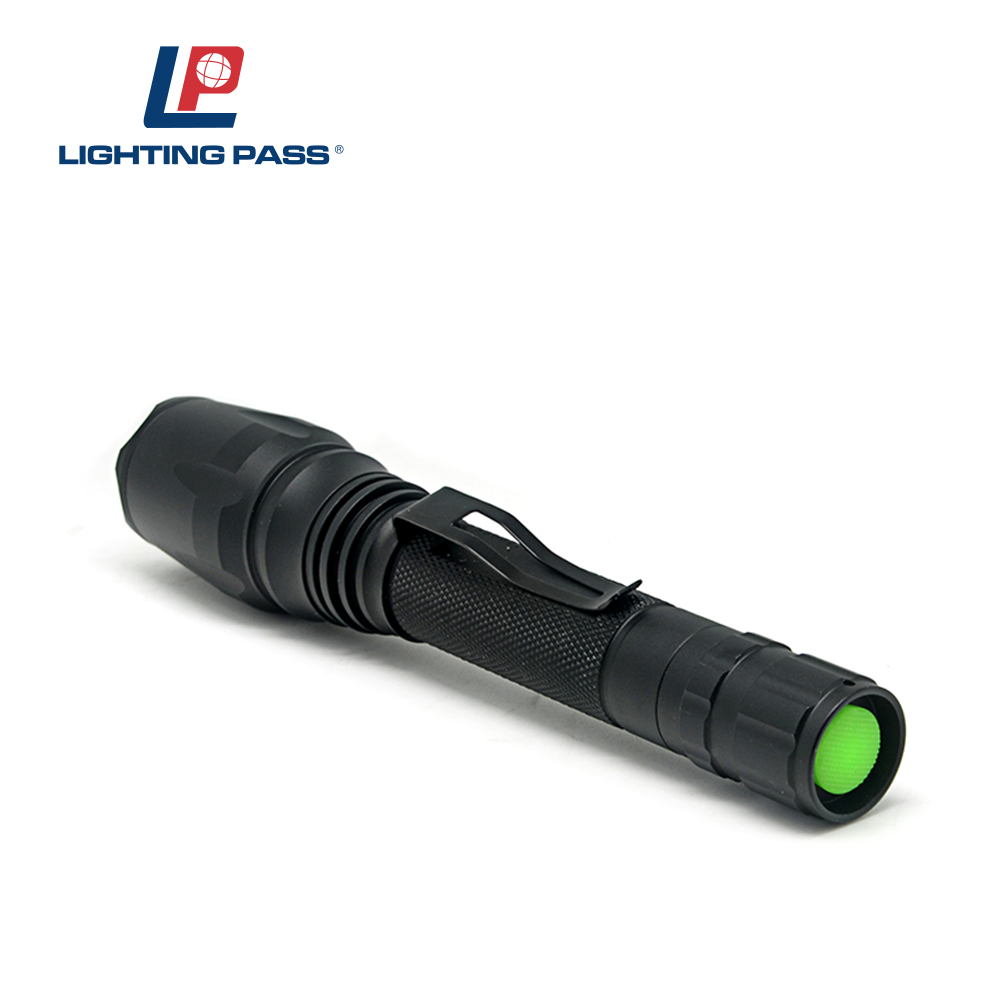 high power clip torch light rechargeable battery long distance