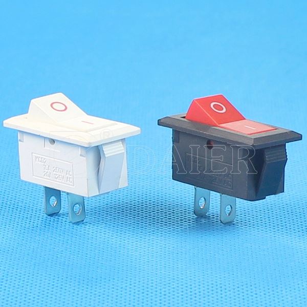 ON OFF SPST 2 Pin Rocker Switch 16A