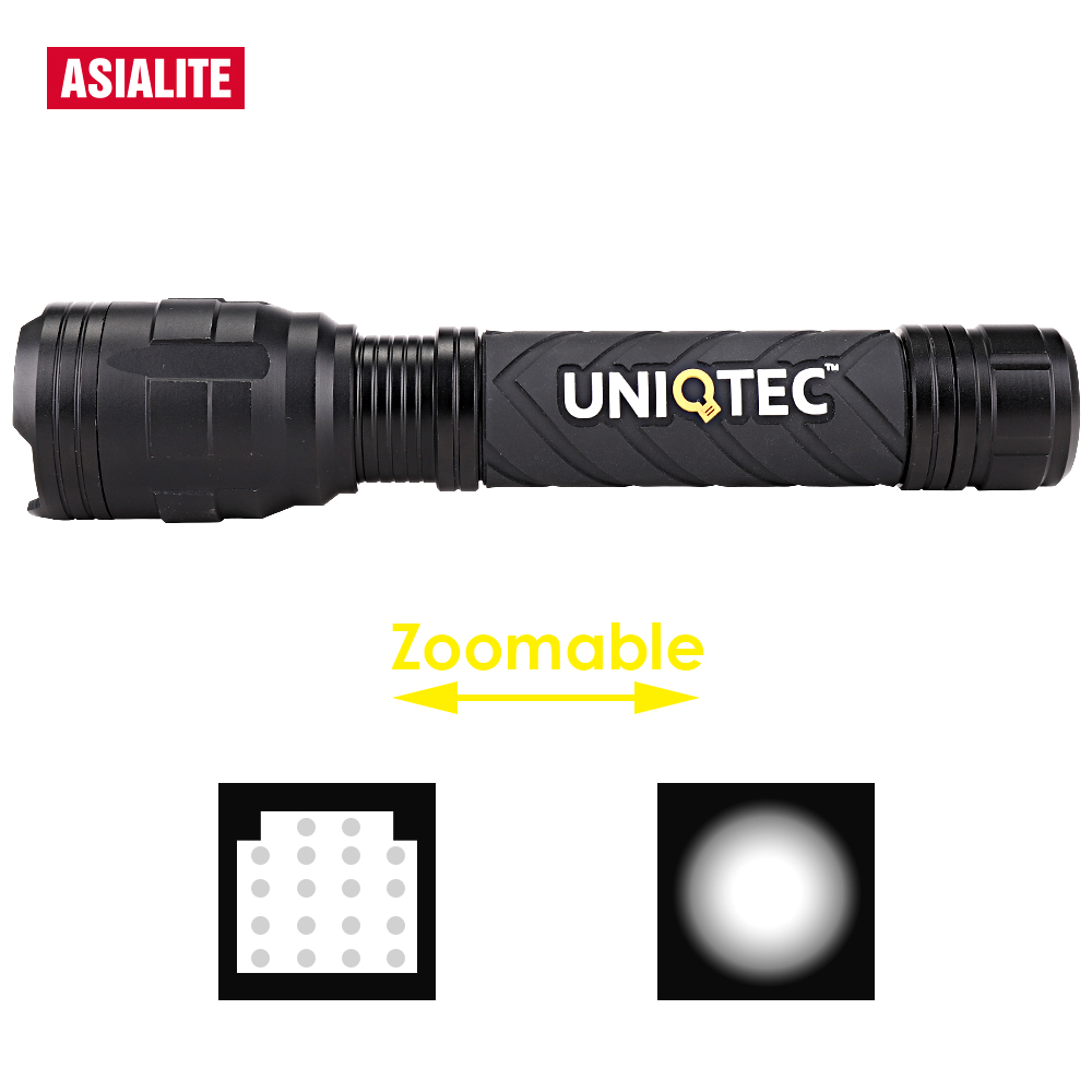 Super bright black big tactical high power led torch 10w 2000 Lumens  XHP50 high power zoomable  torch led flashlight