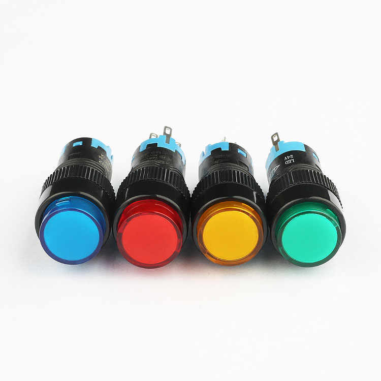 AD12 ce yellow 3A 120v plastic semaphore led indicator light