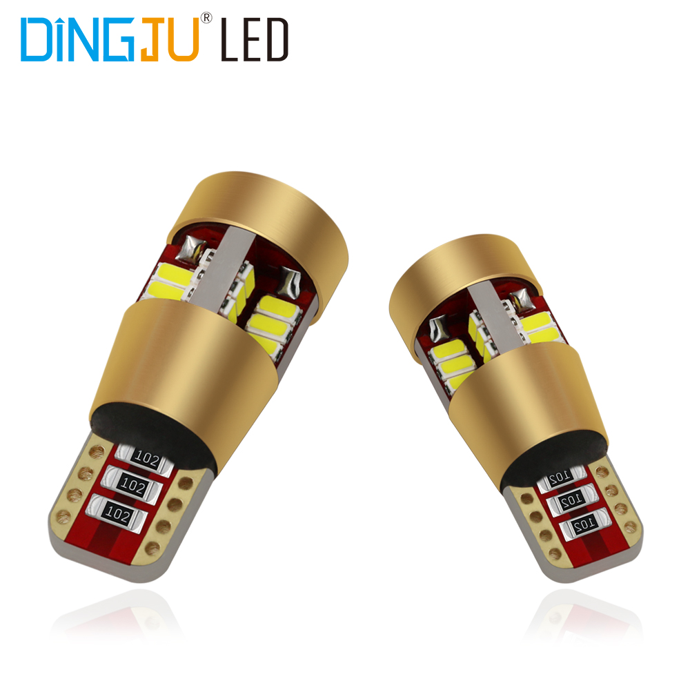 Factory Supply Discount Price Led T10 W5w 12v 157lm Auto Car  Indicator Light Canbus Lamp 3014 27smd Bulbs Competitive